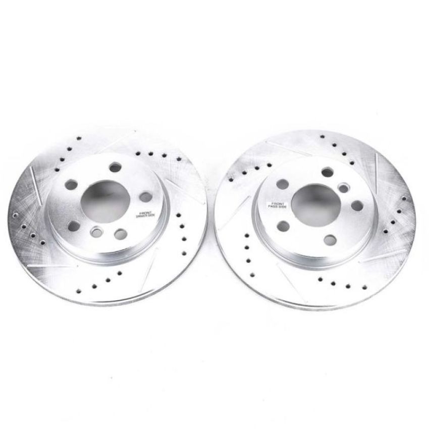 PowerStop EBR1646XPR PowerStop Evolution Performance Drilled, Slotted & Plated Brake Rotor Pair