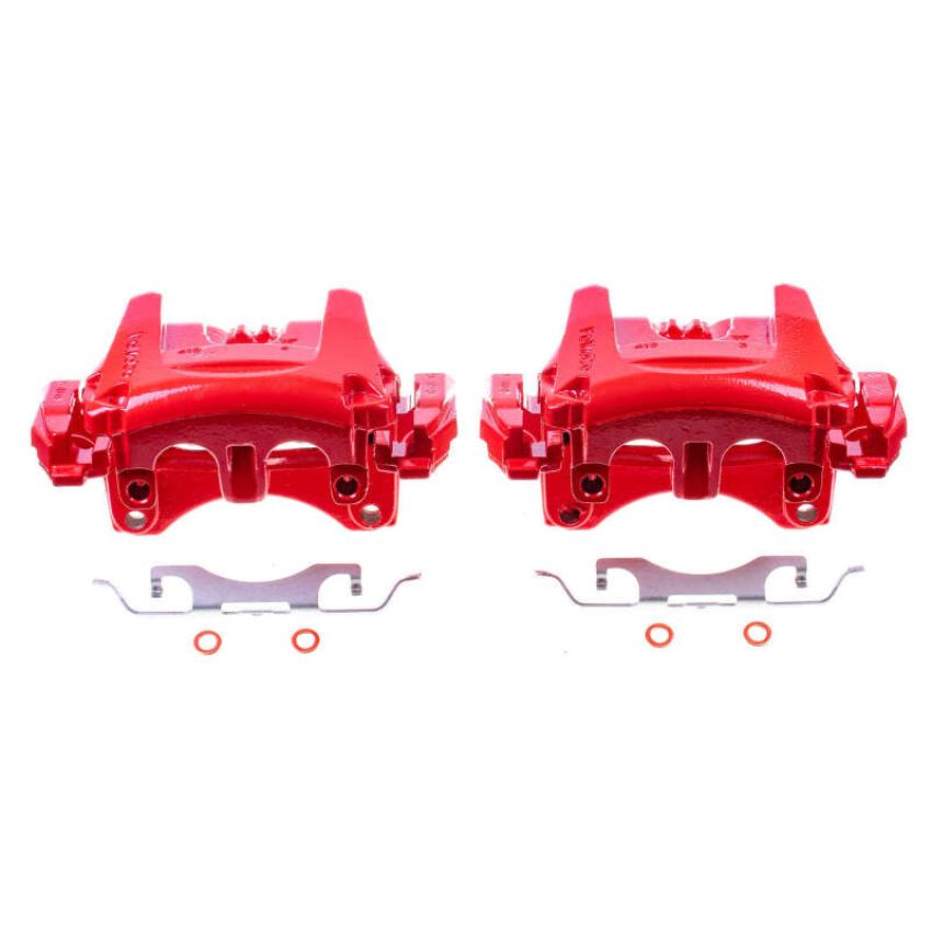 PowerStop S5502 Red Powder Coated Calipers