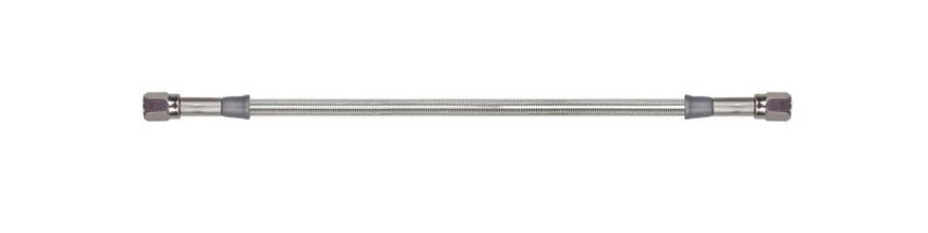 Goodridge 30331TC-CL 31in Universal Brake Line Assembly Clear Hose w/Stainless Steel Fittings