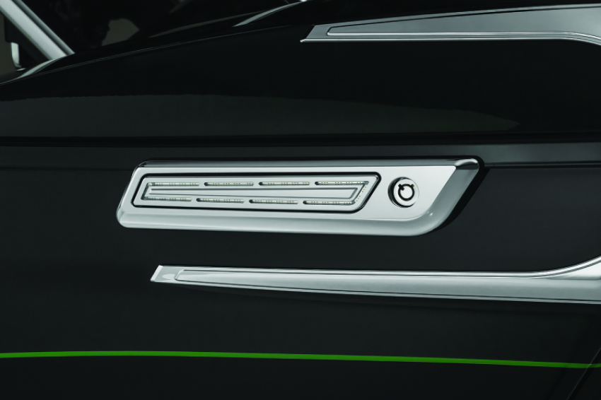 Kuryakyn 5476 LED Saddlebag Hinge Accents Chrome