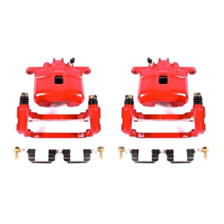 PowerStop S2808 Red Powder Coated Calipers