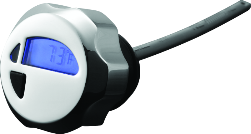 Bikers Choice 601667 99-03 FLHT FLHR FLTR Oil Filler Cap With LED Temperature Gauge