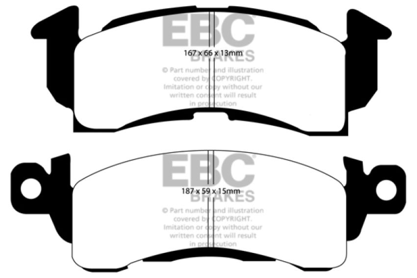EBC Brakes DP31145C Redstuff Ceramic Low Dust Brake Pads