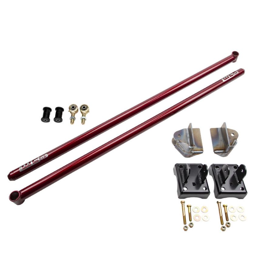 Wehrli WCF100399-RED 2011-2022 Ford Power Stroke SCLB & CCLB 68in Traction Bar KIT WCFab Red