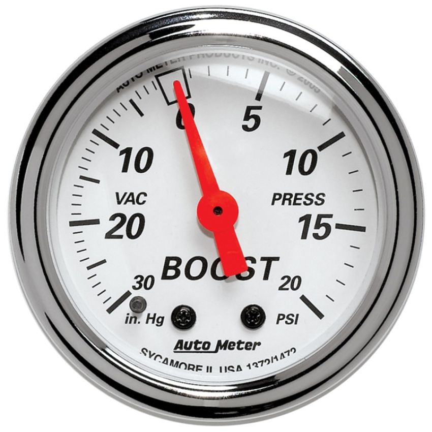 AutoMeter 1372 GAUGE, VAC/BOOST, 2 1/16
