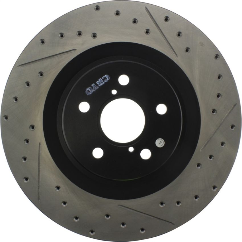 Stoptech 127.44204L 13-18 Lexus GS350 Slotted & Drilled Front Left Rotor