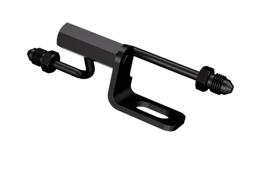 Goodridge PMCHD-021ZBK 07-11 Harley Davidson Softail Models Rear Brake Switch Holder - Black