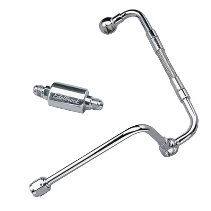 EDELBROCK EDE8128 Dual Feed Fuel Line Kit