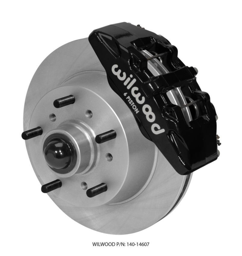 Wilwood 140-14607 Dynapro 6 Front Kit 11.75 Rotor Black 57-67 Ford F100