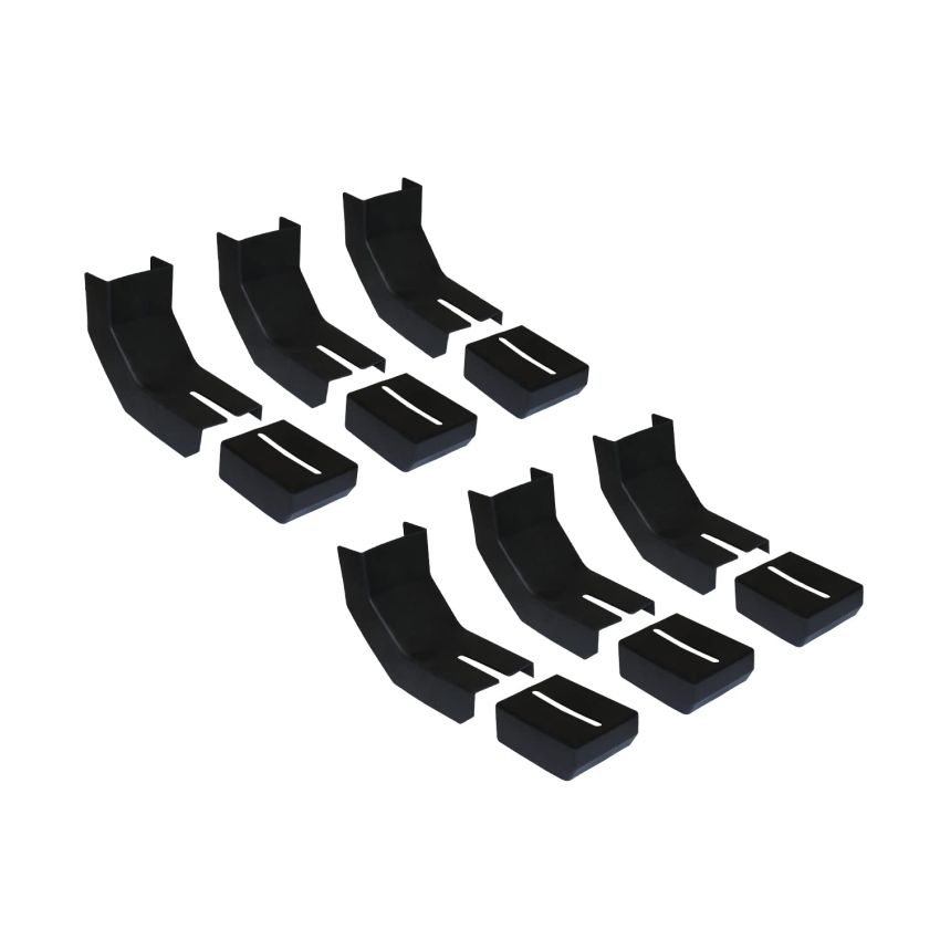 Raptor RB-BKC6: Bracket Covers Black Thermoplastic Rubber