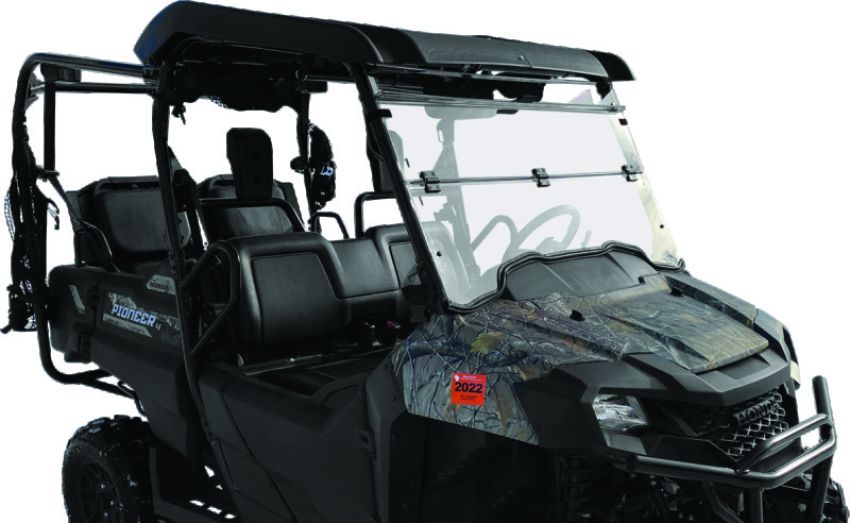 QuadBoss 375782 14-22 Honda SXS700 Pioneer 700 Windbreak Folding Windshield