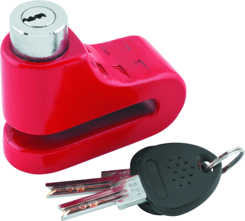 BikeMaster 132246 Bully Lock Disc Lock 5.5mm - Red