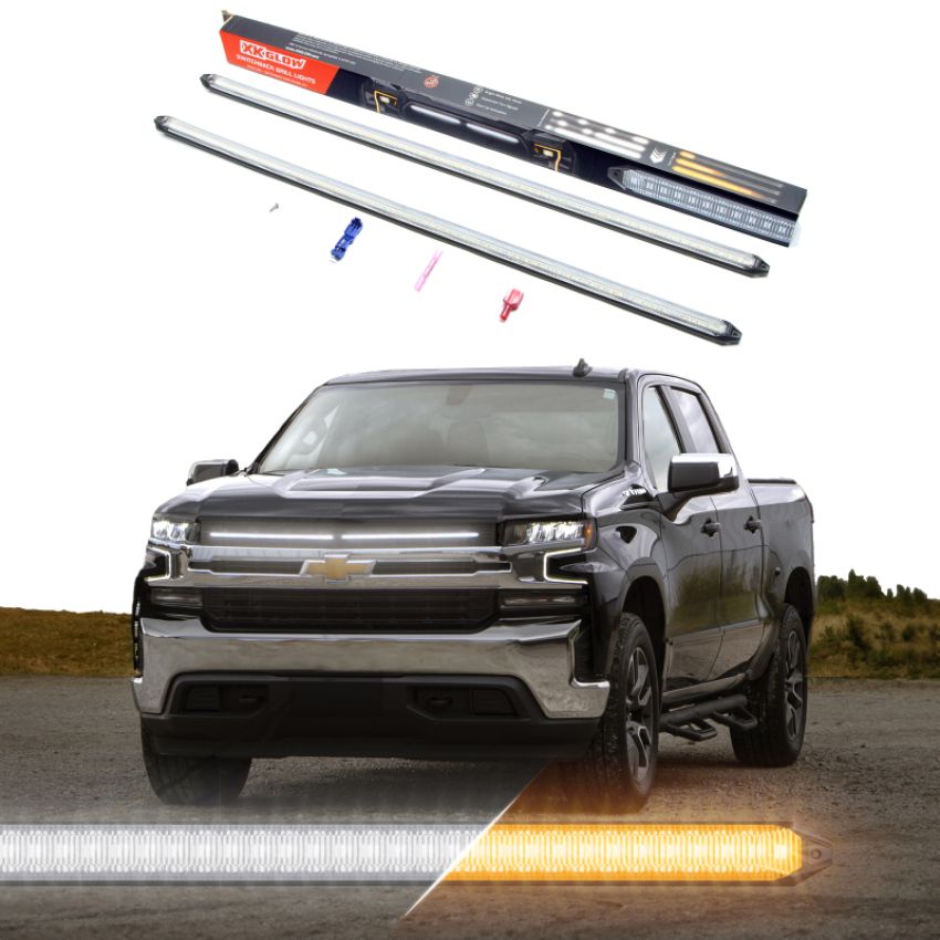 XKGLOW XK041029-22 XK Glow 22In Switchback Grill Lights with Start-up Animation & Sequential Turn Signals