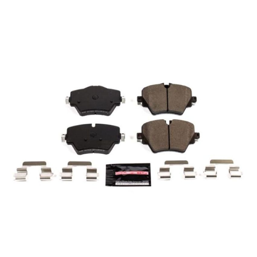 PowerStop Z23-1892 PowerStop - Z23 Daily Driver Carbon-Fiber Ceramic Brake Pads with Hardware Kit