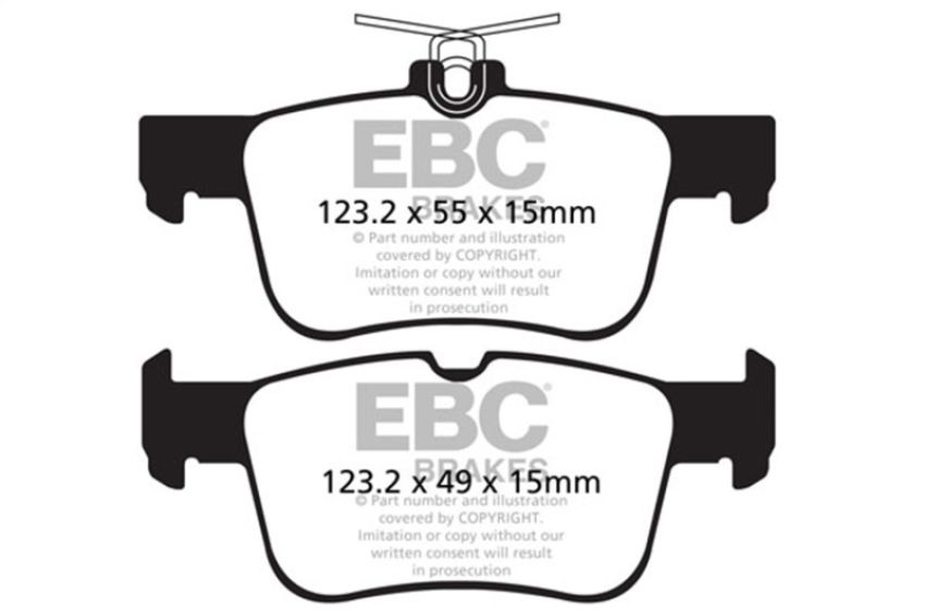 EBC Brakes DP32160C Redstuff Ceramic Low Dust Brake Pads
