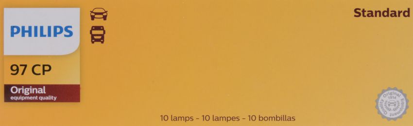 Philips 97CP Philips Standard Miniature 97 Pack of 10