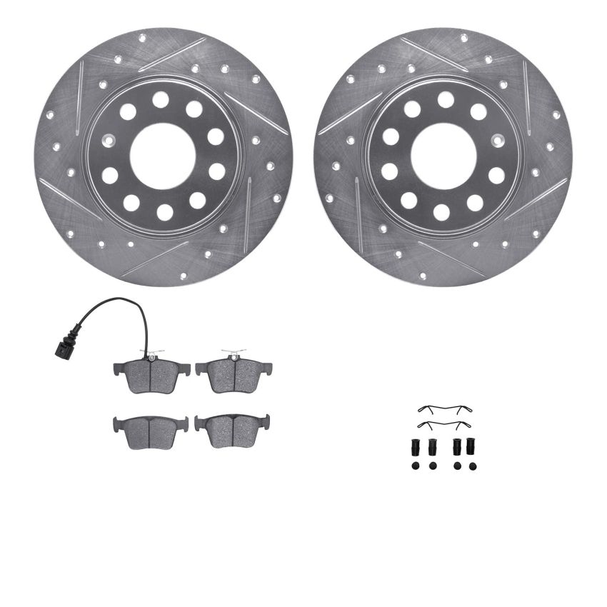 Dynamic Friction 7612-74041 Rotor Kit