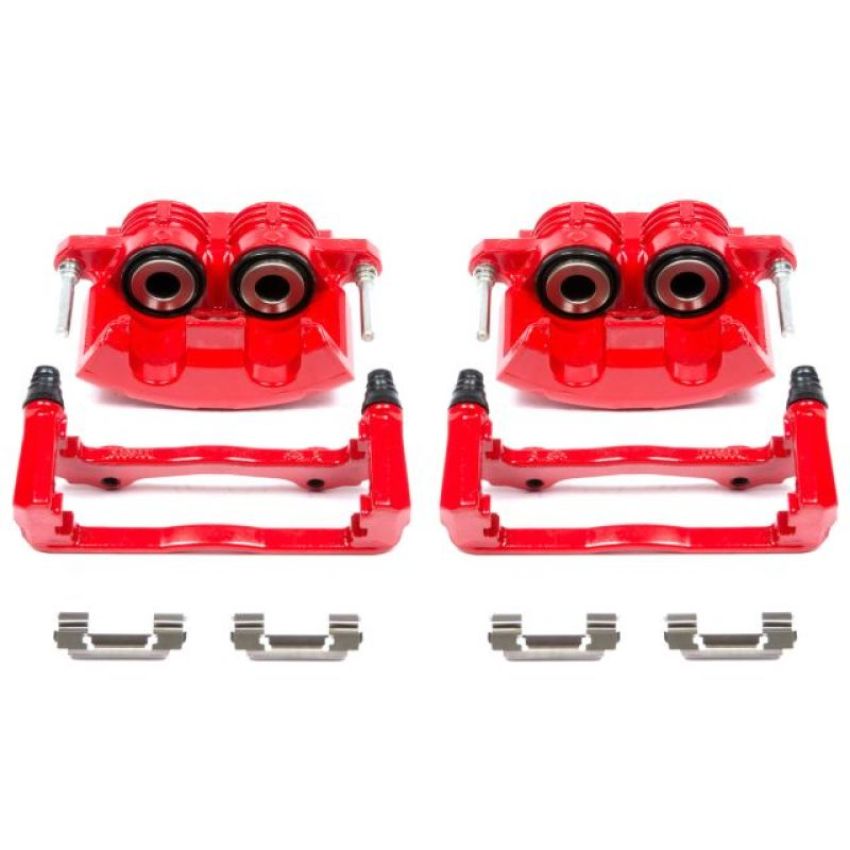 PowerStop S4692 Red Powder Coated Calipers