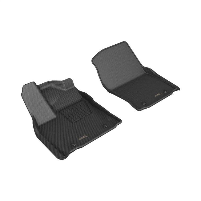 3D MAXpider L1TY28811509 2022 Toyota Tundra Crew Max Kagu 1st Row Floor Liner - Black