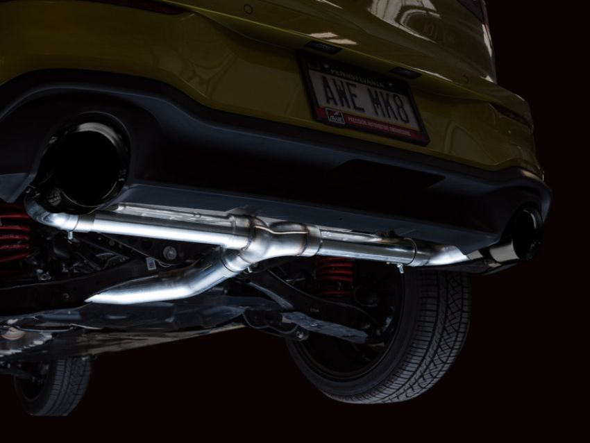 AWE Tuning 3020-33658 AWE 2022 VW GTI MK8  Track Edition Exhaust - Diamond Black Tips