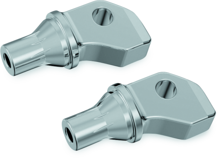 Kuryakyn 8835 Tapered Peg Adapters Scout & Octane Chrome