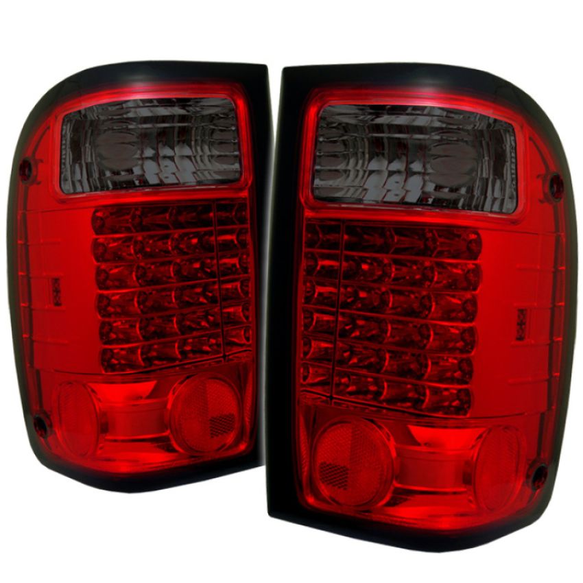 SPYDER 5003867 LED Tail Lights - Red Smoke