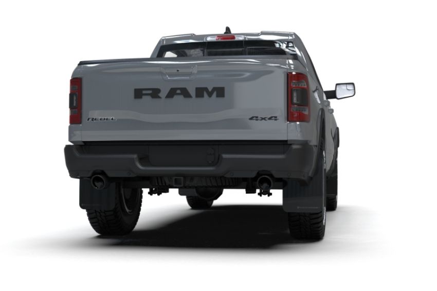 Rally Armor MF98-UR-BLK-DGRY Black Mud Flap/Dark Grey Logo