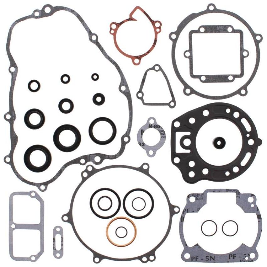 Vertex Pistons 811440 Vertex Gaskets 89-94 Kawasaki KDX200 Complete Gasket Kit w/ Oil Seals