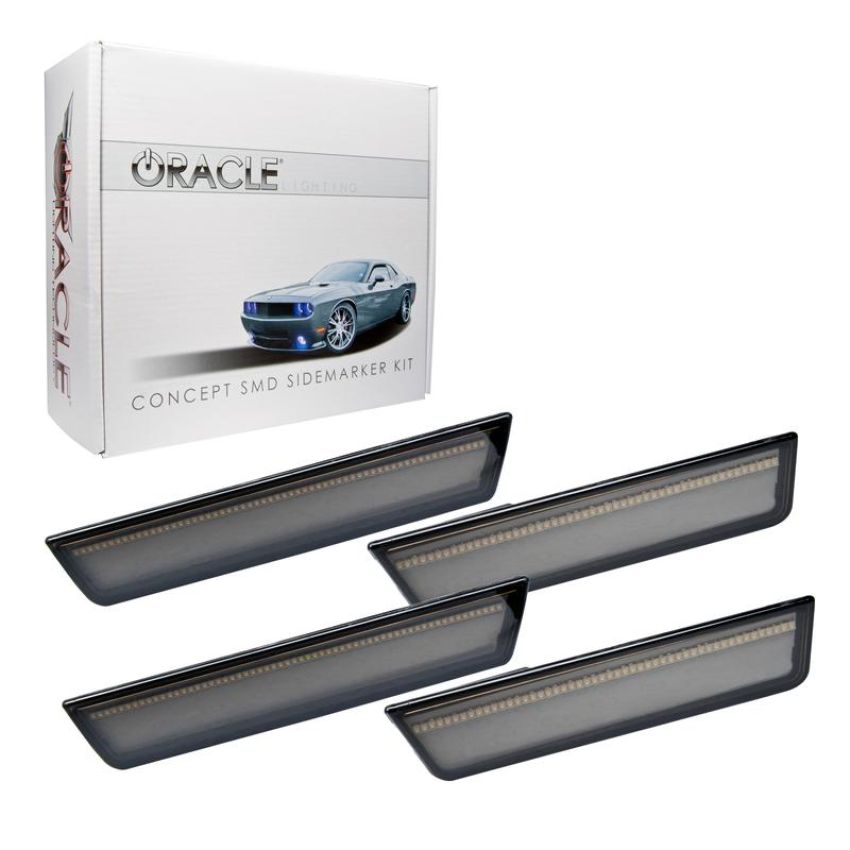 Oracle Lighting 9800-020 08-14 Dodge Challenger Concept Sidemarker Set, Tinted - No Paint