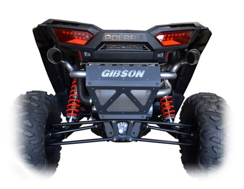Gibson Performance Exhaust 98037 Polaris UTV Dual Exhaust; Stainless