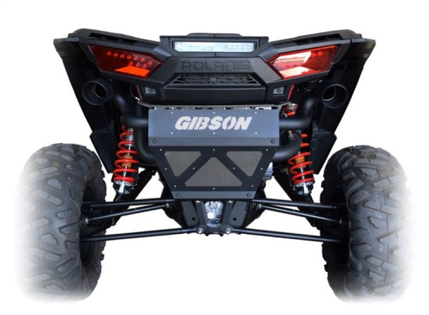 Gibson Performance Exhaust 98038 Polaris UTV Dual Exhaust; Black Ceramic