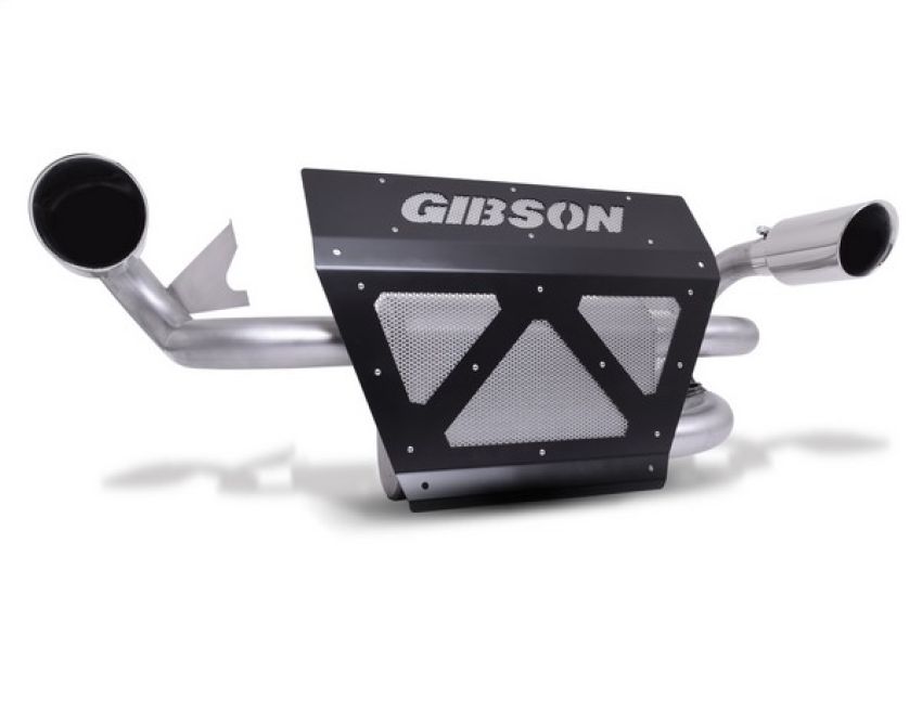 Gibson Performance Exhaust 98041 Polaris UTV Dual Exhaust; Stainless