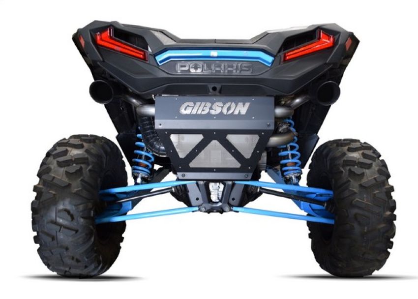 Gibson Performance Exhaust 98043 Polaris UTV Dual Exhaust; Black Ceramic