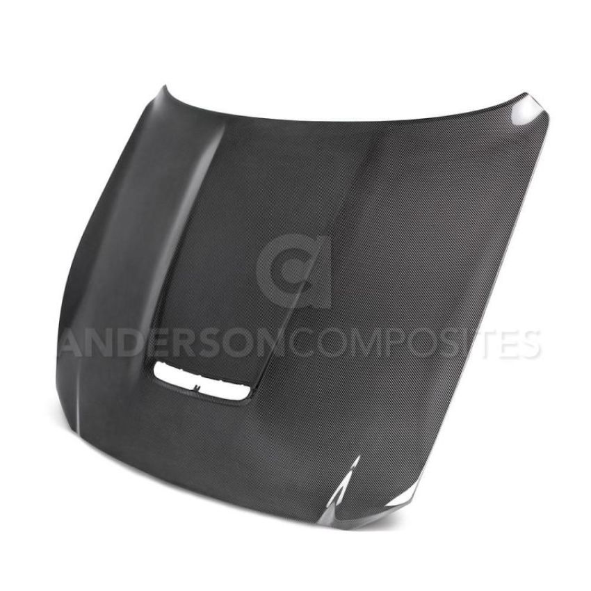 Anderson Composites AC-HD15FDMU350-OE-DS 2015-2017 Ford Mustang Shelby GT350 Double Sided Carbon Fiber Hood