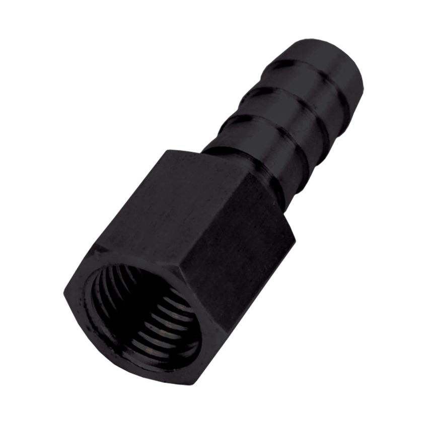 Derale 98104 Straight Hose Barb Fitting, 1/4