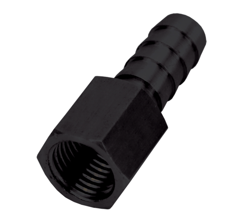 Derale 98104 Straight Hose Barb Fitting, 1/4