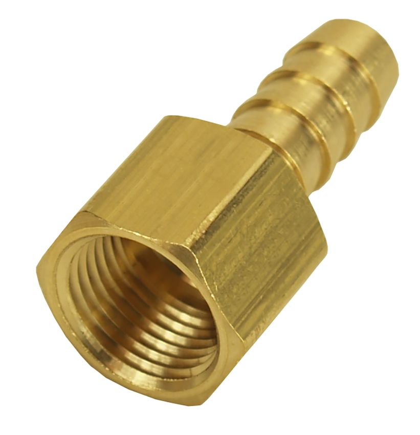 Derale 98105 Straight Hose Barb Fitting, 3/8