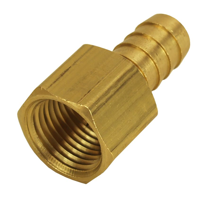 Derale 98106 Straight Hose Barb Fitting, 1/2