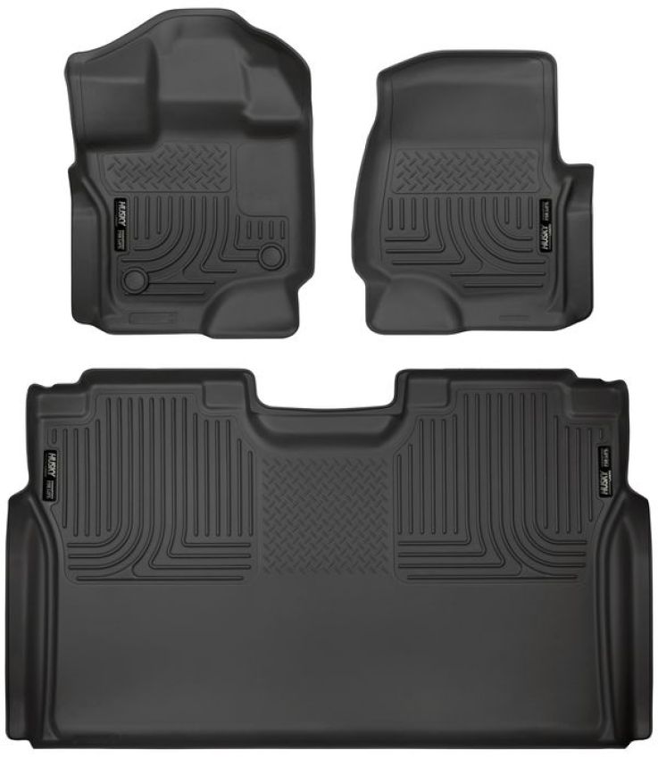 HUSKY LINERS HSK94041 Front & 2nd Seat Floor L iners Weatherbeater