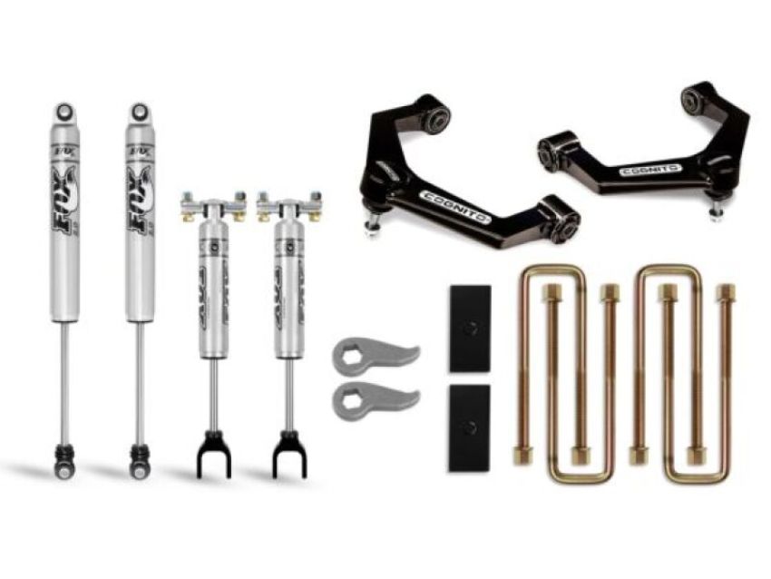 Cognito 110-P0882 20-24 Chevy Silv/Sierra 2500/3500 HD 2WD/4WD 3in Perf Uni Lvling Lift Kit w/ Fox PS 2.0 IFP
