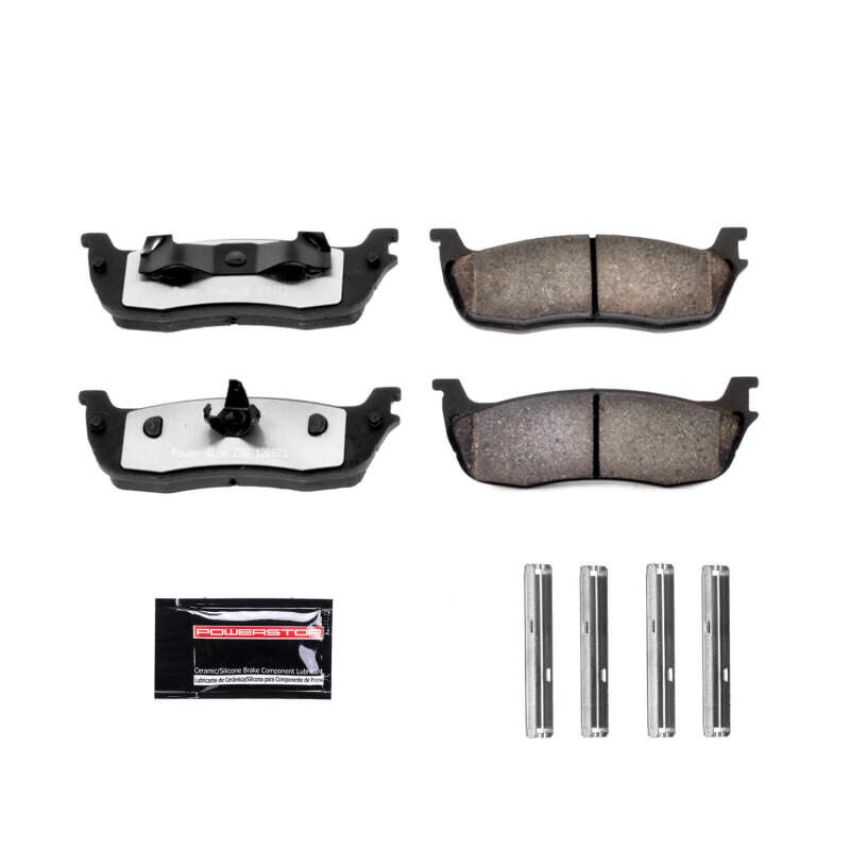 PowerStop Z36-711 PowerStop - Z36 Truck and SUV Carbon-Fiber Ceramic Brake Pads with Hardware Kit