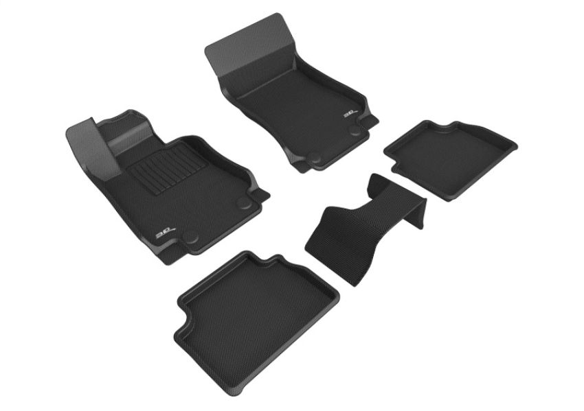 3D MAXpider L1AR00101509 17-24 Alfa Romeo Giulia Rwd / Giulia Quadrifoglio Kagu Black R1 R2