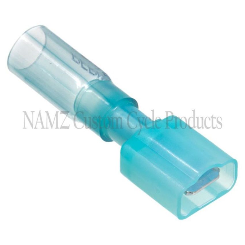 NAMZ NIS-19164-0048 Heat Sealable .25in. Male Quick Disconnect Terminals 16-14g (25 Pack)