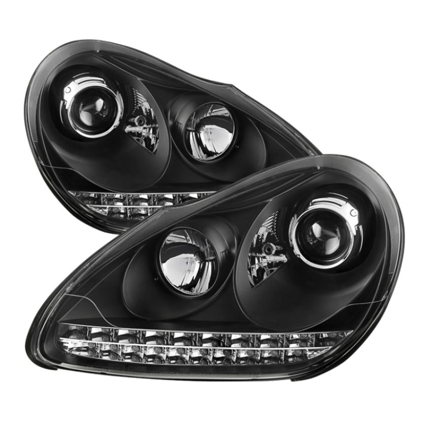 SPYDER 5080967 Projector Headlights - DRL LED - Black