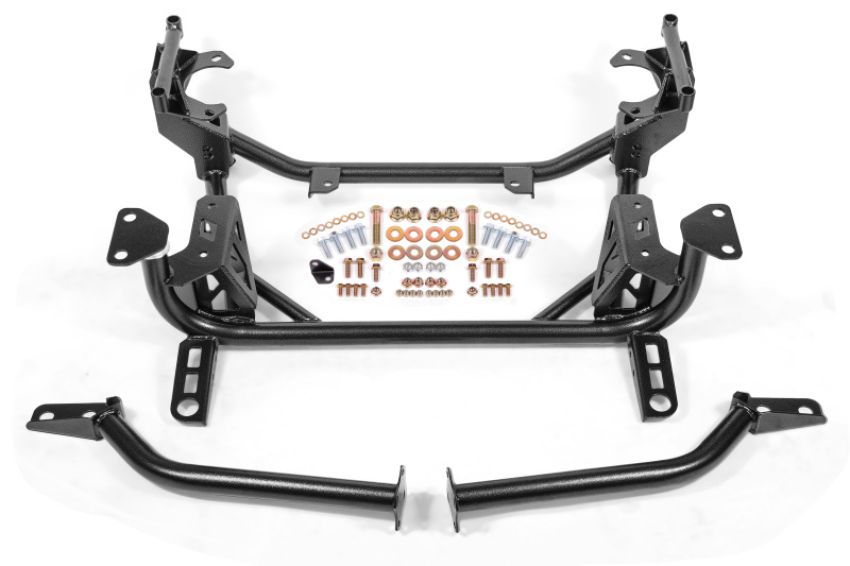 BMR Suspension KM760H BMR 15-20 Ford Mustang Street Version (DOM) K-Member - Black Hammertone