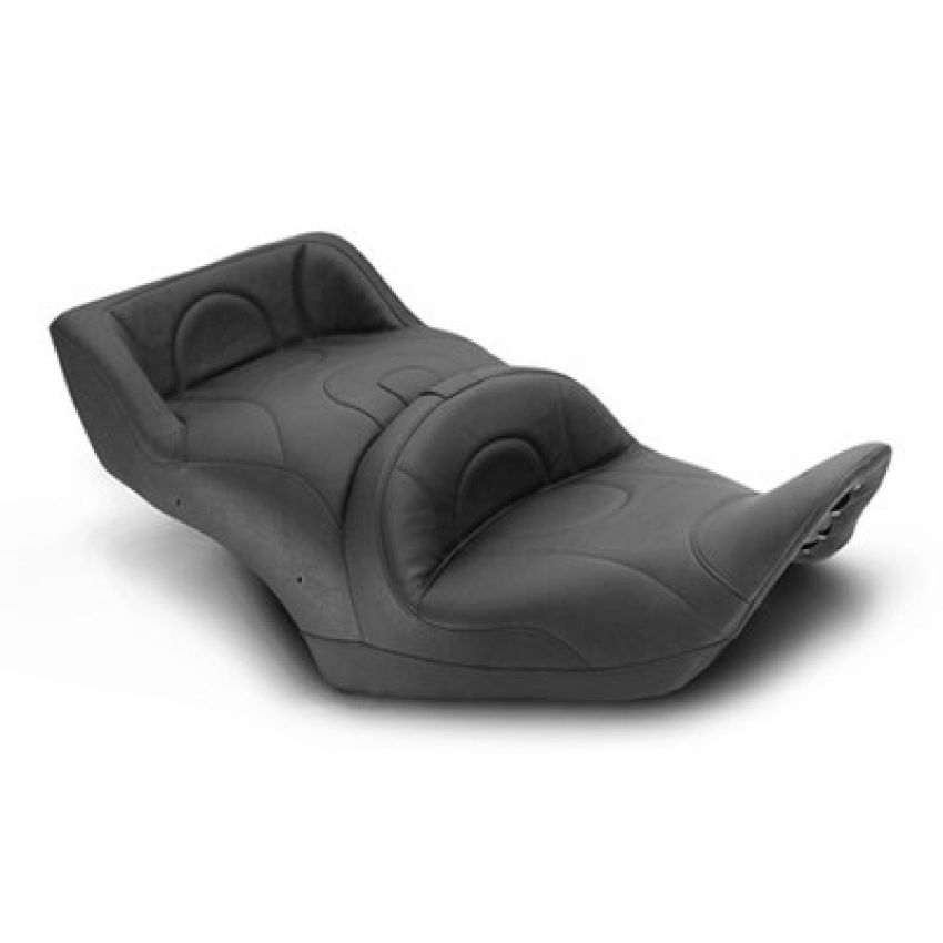 Mustang Motorcycle 79909 Mustang 12-17 Honda Gold Wing Standard Touring Heated 1PC Seat - Black
