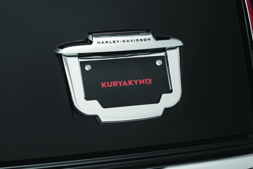 Kuryakyn 5148 License Plate Frame for Trikes Chrome