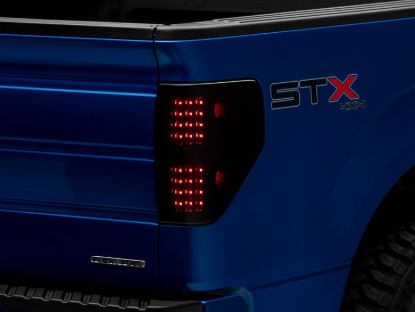 Raxiom T565678 09-14 Ford F-150 Styleside Axial Series LED Tail Lights- Blk Housing (Smoked Lens)