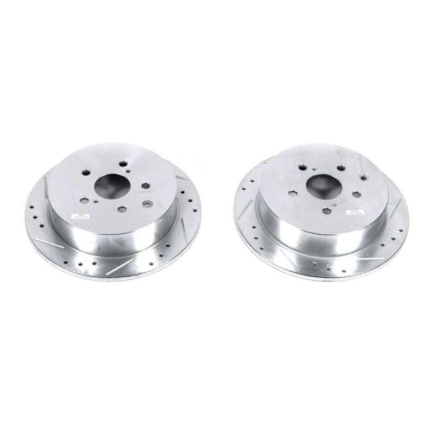 PowerStop JBR1389XPR PowerStop Evolution Performance Drilled, Slotted & Plated Brake Rotor Pair