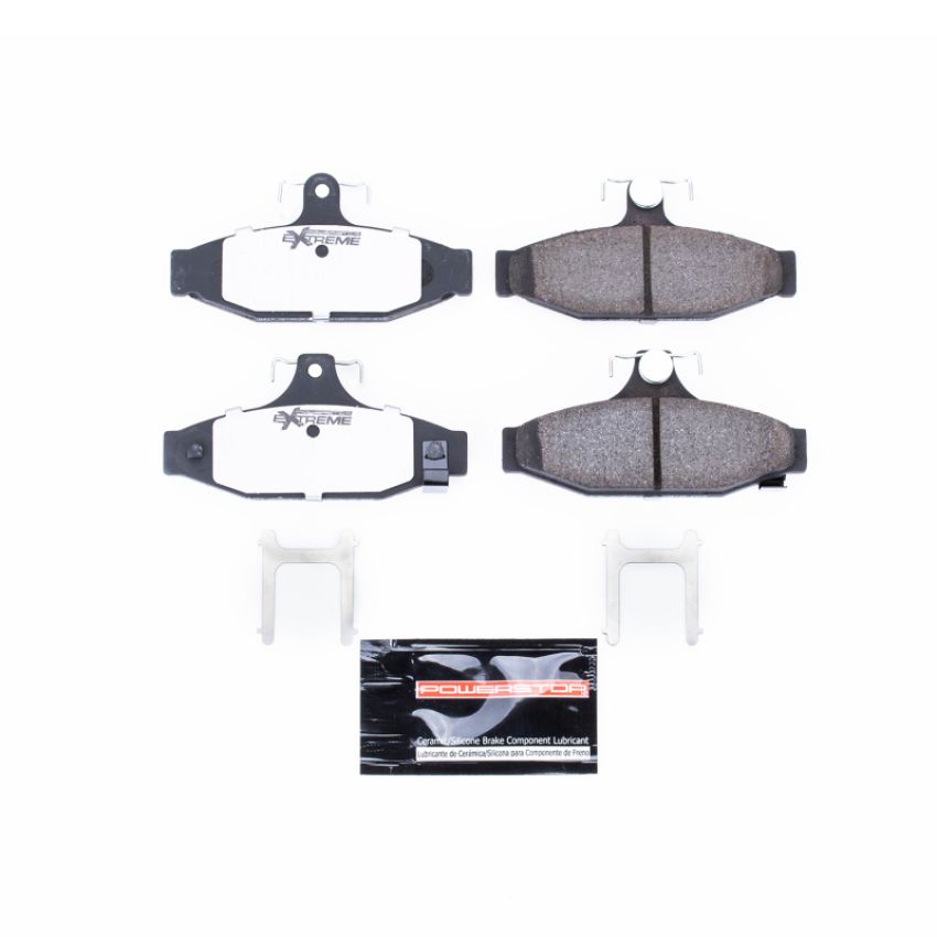 PowerStop Z26-413 PowerStop - Z26 Performance Carbon-Fiber Ceramic Brake Pads with Hardware Kit